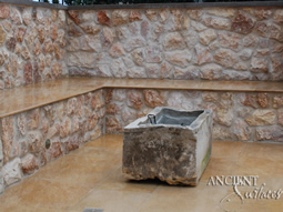 kronos limestone cladding on the outside walls of a French Bastide style farmhouse